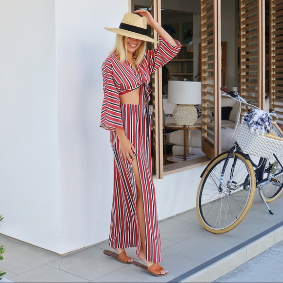 striped maxi skirt - Picture 3 of 5